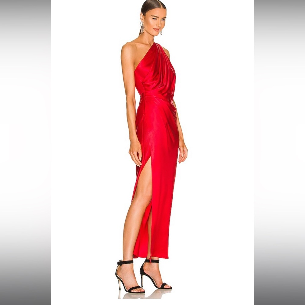 The Sei x REVOLVE Asymmetrical Draped Midi Dress